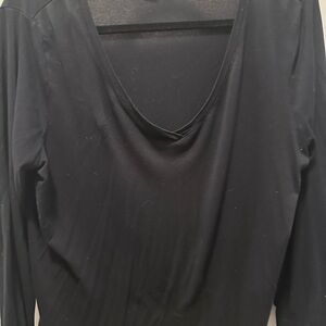 Elegant Black Women's high/low Top